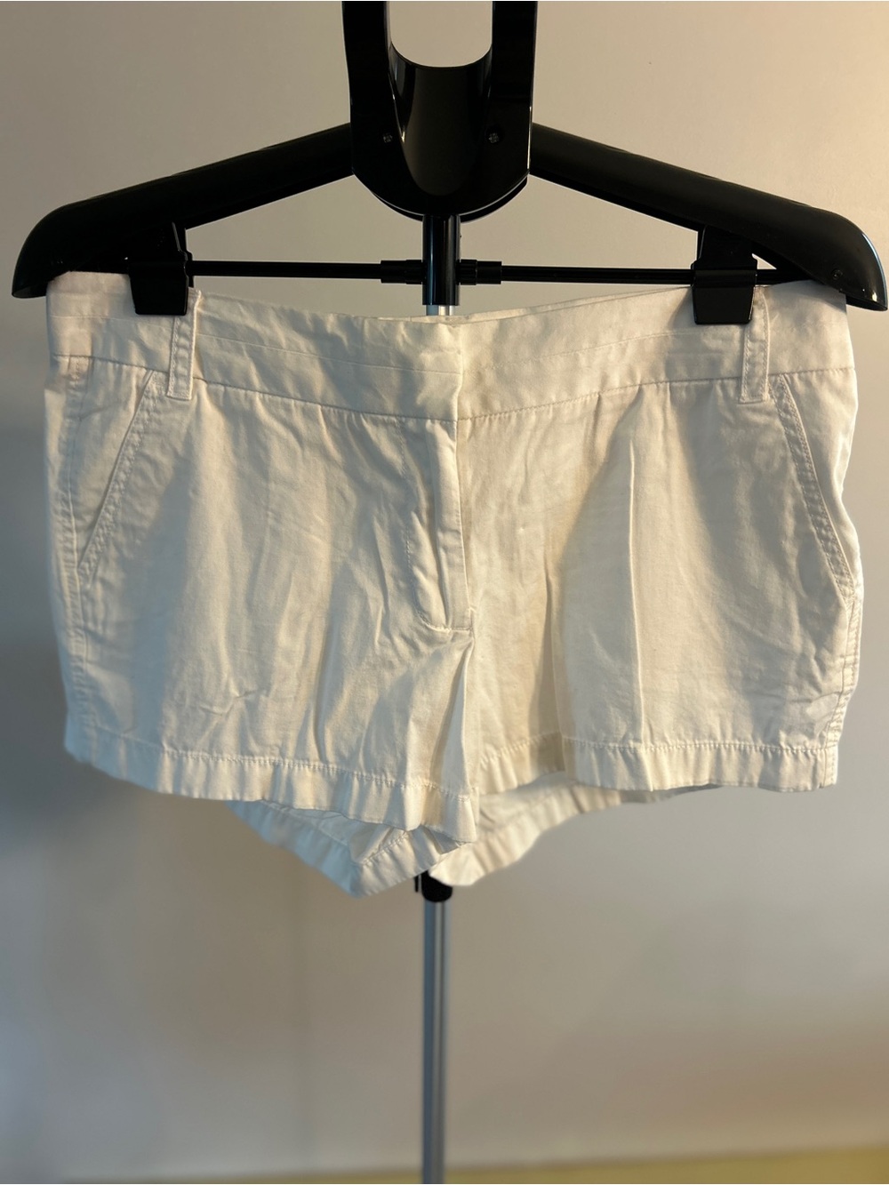 J. Crew White Cotton Shorts